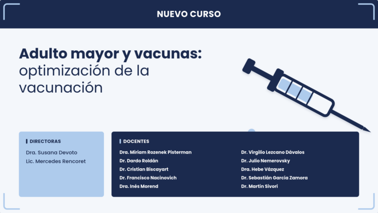 Adulto mayor y vacunas