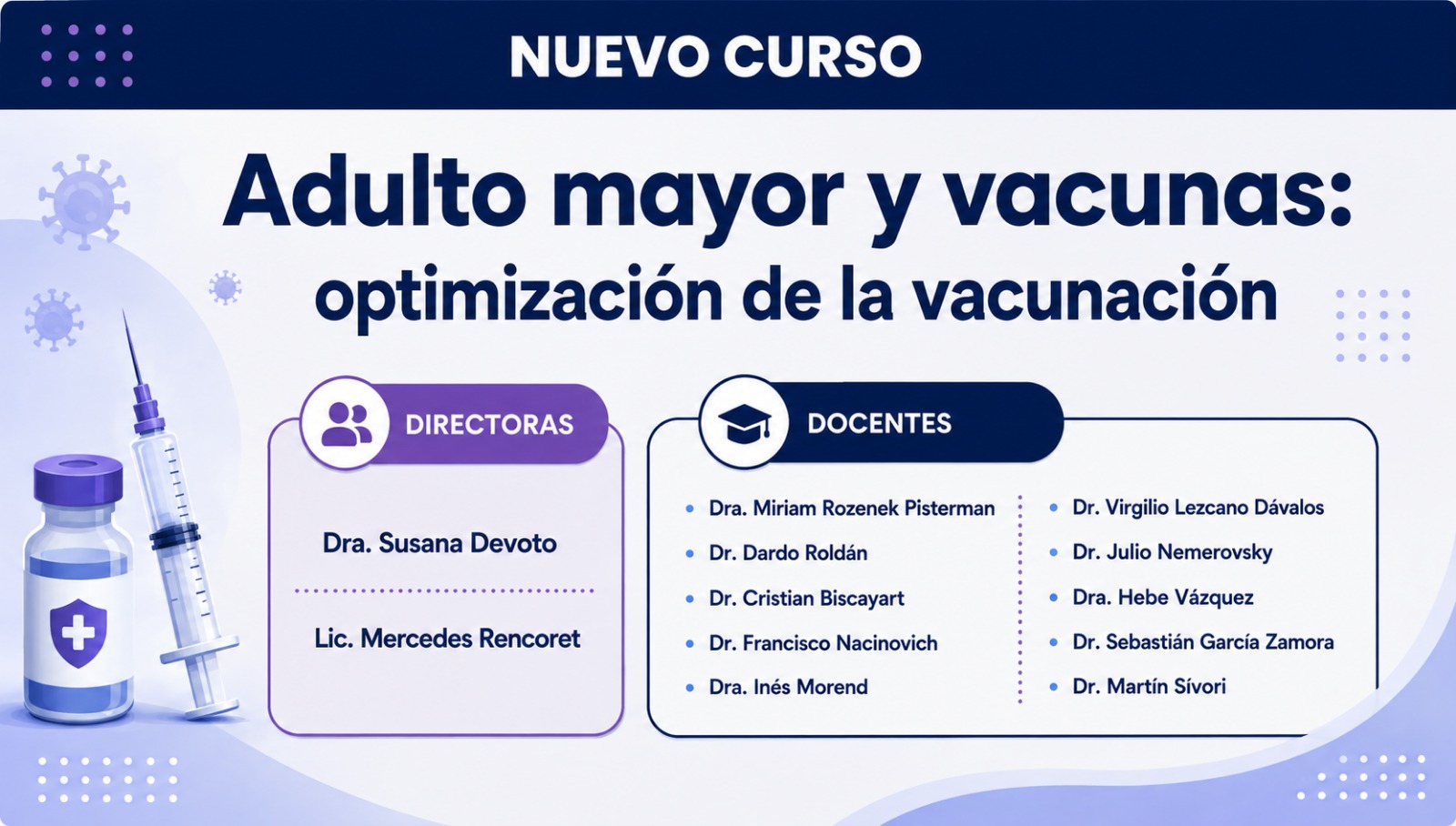 Adulto mayor y vacunas